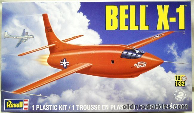 Revell 1/32 Bell X-1 Glamorous Glennis Chuck Yeager, 85-5862 plastic model kit